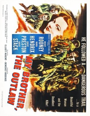 My Outlaw Brother movie poster (1951) wood print