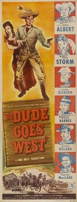 The Dude Goes West movie poster (1948) Stickers MOV_4da8643b