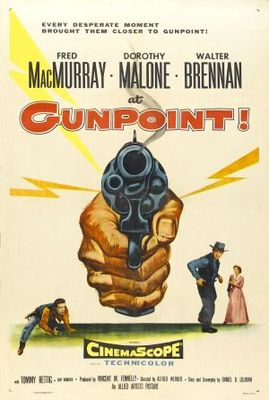 At Gunpoint movie poster (1955) metal framed poster