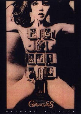 Chelsea Girls movie poster (1966) metal framed poster