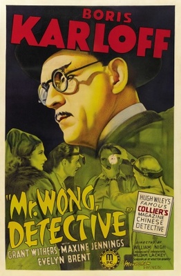 Mr. Wong, Detective movie poster (1938) wood print
