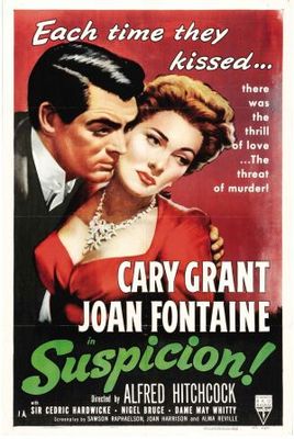 Suspicion movie poster (1941) wood print