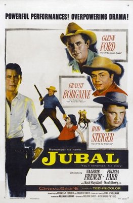 Jubal movie poster (1956) canvas poster
