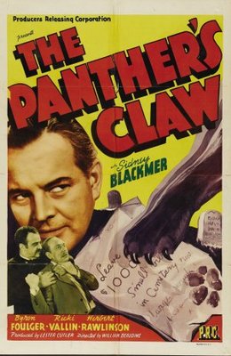 The Panther's Claw movie poster (1942) mug