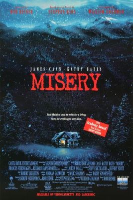 Misery movie poster (1990) poster with hanger