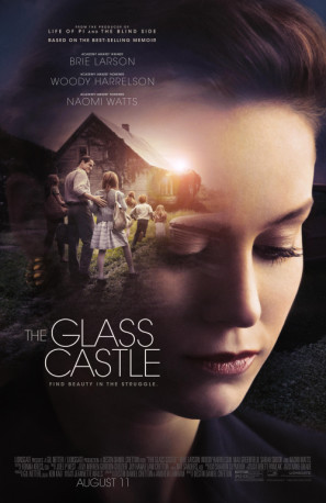 The Glass Castle movie poster (2017) wooden framed poster