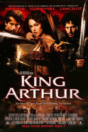 King Arthur movie poster (2004) wood print