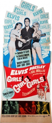 Girls! Girls! Girls! movie poster (1962) wooden framed poster