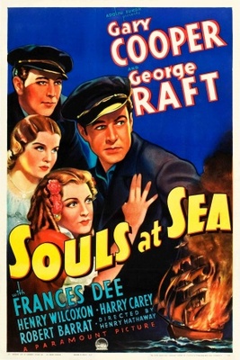 Souls at Sea movie poster (1937) metal framed poster