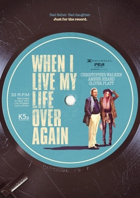 When I Live My Life Over Again movie poster (2015) canvas poster