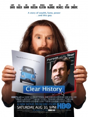 Clear History movie poster (2013) poster with hanger