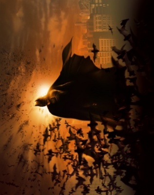 Batman Begins movie poster (2005) metal framed poster