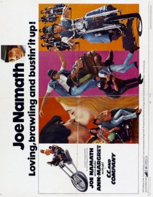 C.C. and Company movie poster (1970) wood print