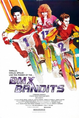 BMX Bandits movie poster (1983) wooden framed poster