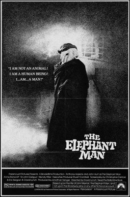 The Elephant Man movie poster (1980) metal framed poster