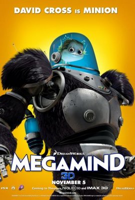 Megamind movie poster (2010) wooden framed poster