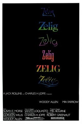 Zelig movie poster (1983) metal framed poster