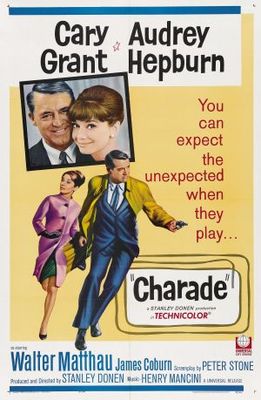 Charade movie poster (1963) wood print