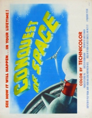 Conquest of Space movie poster (1955) canvas poster