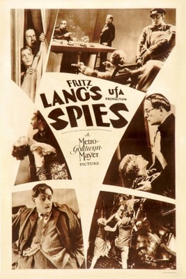 Spione movie poster (1928) canvas poster