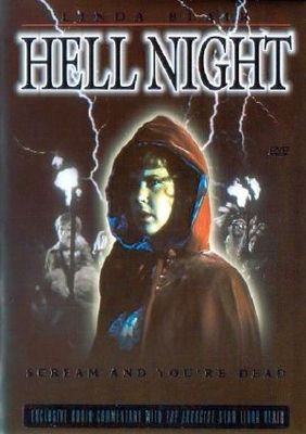 Hell Night movie poster (1981) pillow