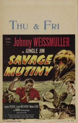 Savage Mutiny movie poster (1953) mug