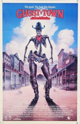 Ghost Town movie poster (1988) canvas poster