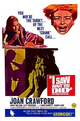 I Saw What You Did movie poster (1965) mug