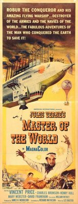 Master of the World movie poster (1961) poster with hanger