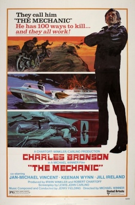 The Mechanic movie poster (1972) wood print