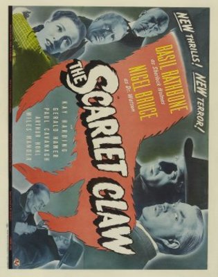 The Scarlet Claw movie poster (1944) wooden framed poster