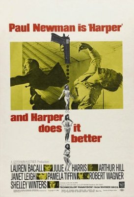 Harper movie poster (1966) wood print