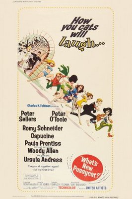 What's New, Pussycat movie poster (1965) canvas poster
