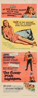 The Fuzzy Pink Nightgown movie poster (1957) canvas poster