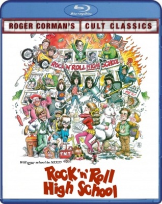 Rock 'n' Roll High School movie poster (1979) wood print