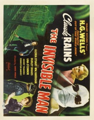 The Invisible Man movie poster (1933) wooden framed poster