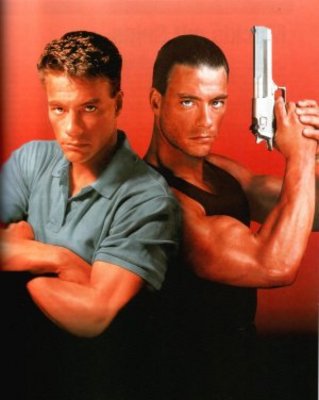 Double Impact movie poster (1991) canvas poster