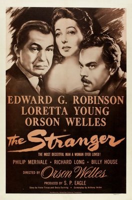 The Stranger movie poster (1946) pillow