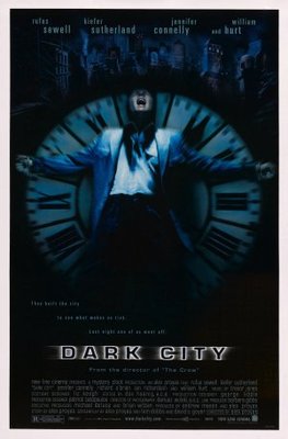 Dark City movie poster (1998) pillow