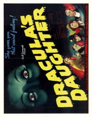 Dracula's Daughter movie poster (1936) wood print