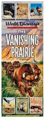 The Vanishing Prairie movie poster (1954) metal framed poster