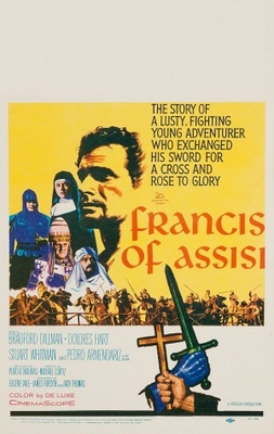 Francis of Assisi movie poster (1961) canvas poster