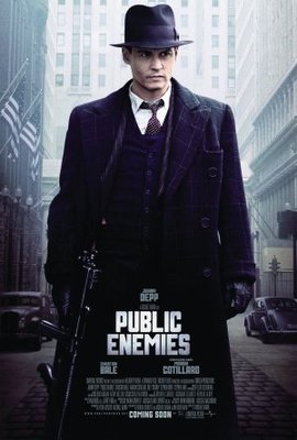 Public Enemies movie poster (2009) metal framed poster