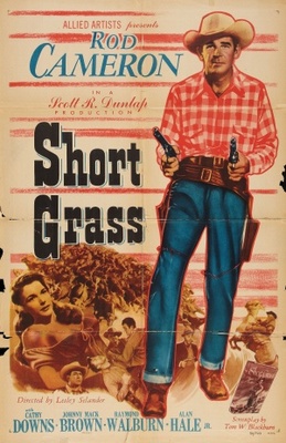 Short Grass movie poster (1950) metal framed poster