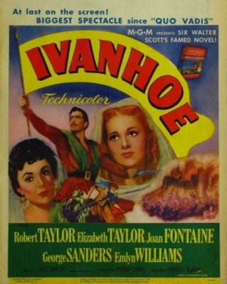 Ivanhoe movie poster (1952) canvas poster
