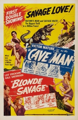One Million B.C. movie poster (1940) wooden framed poster