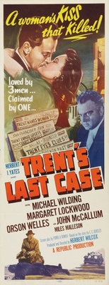 Trent's Last Case movie poster (1952) metal framed poster