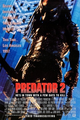 Predator 2 movie poster (1990) pillow