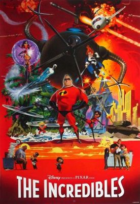 The Incredibles movie poster (2004) mouse pad