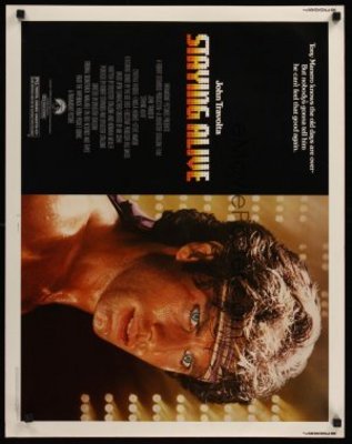 Staying Alive movie poster (1983) wood print